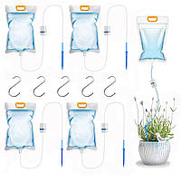 Автоматическая система капельного полива комнатных растений 5 мешков резервуаров 3.5 л, орошение цветов