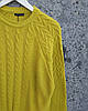 Туніка, светр подовжений жіночий жовтий (гірчичний відтінок). One Size, фото 8
