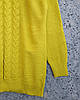 Туніка, светр подовжений жіночий жовтий (гірчичний відтінок). One Size, фото 9