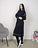 Сукня Oversize довга жіноча темно-синя. One Size, фото 4