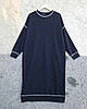 Сукня Oversize довга жіноча темно-синя. One Size, фото 8