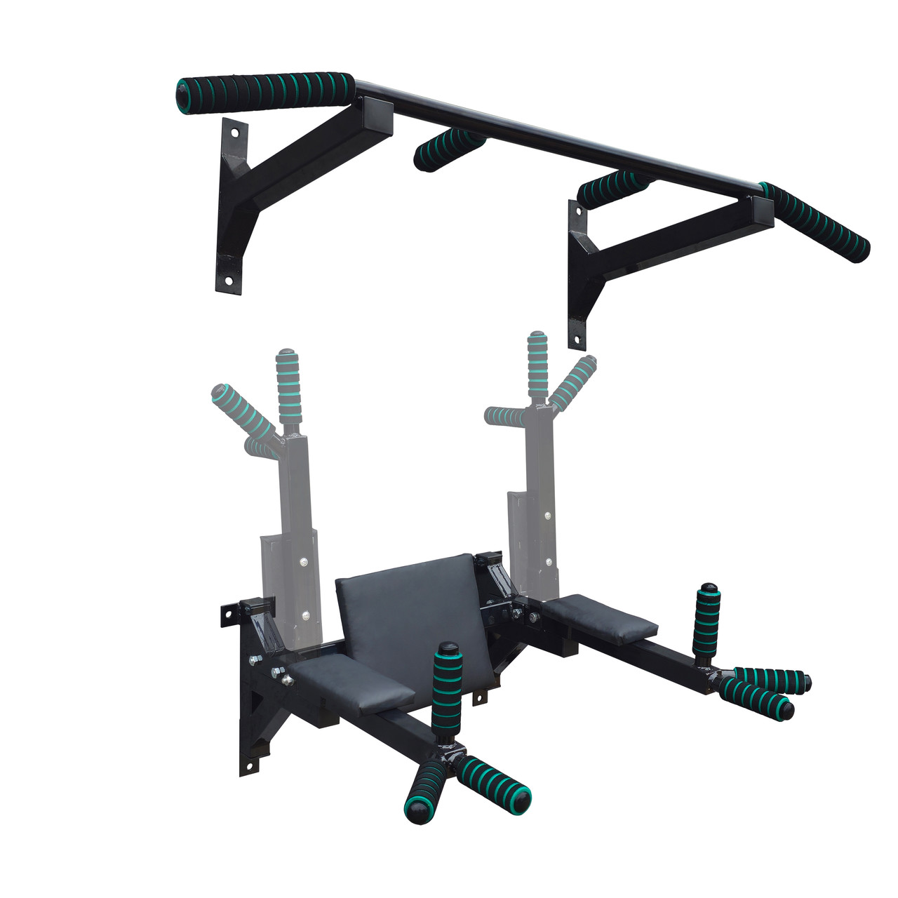 Настінні турнік та бруси. Комплект А330-ч, фото 1