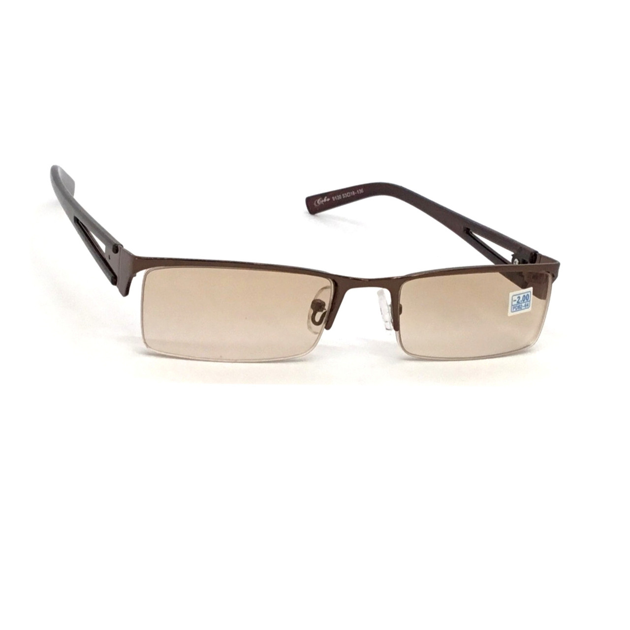 Напівоправні металеві окуляри 9130 Тон