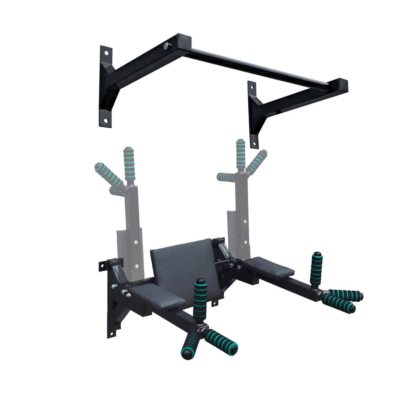 Настінні турнік та бруси. Комплект  А328-ч, фото 1