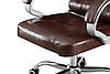Крісло комп'ютерне Флекс темно-коричневе (крісло геймерське), фото 5
