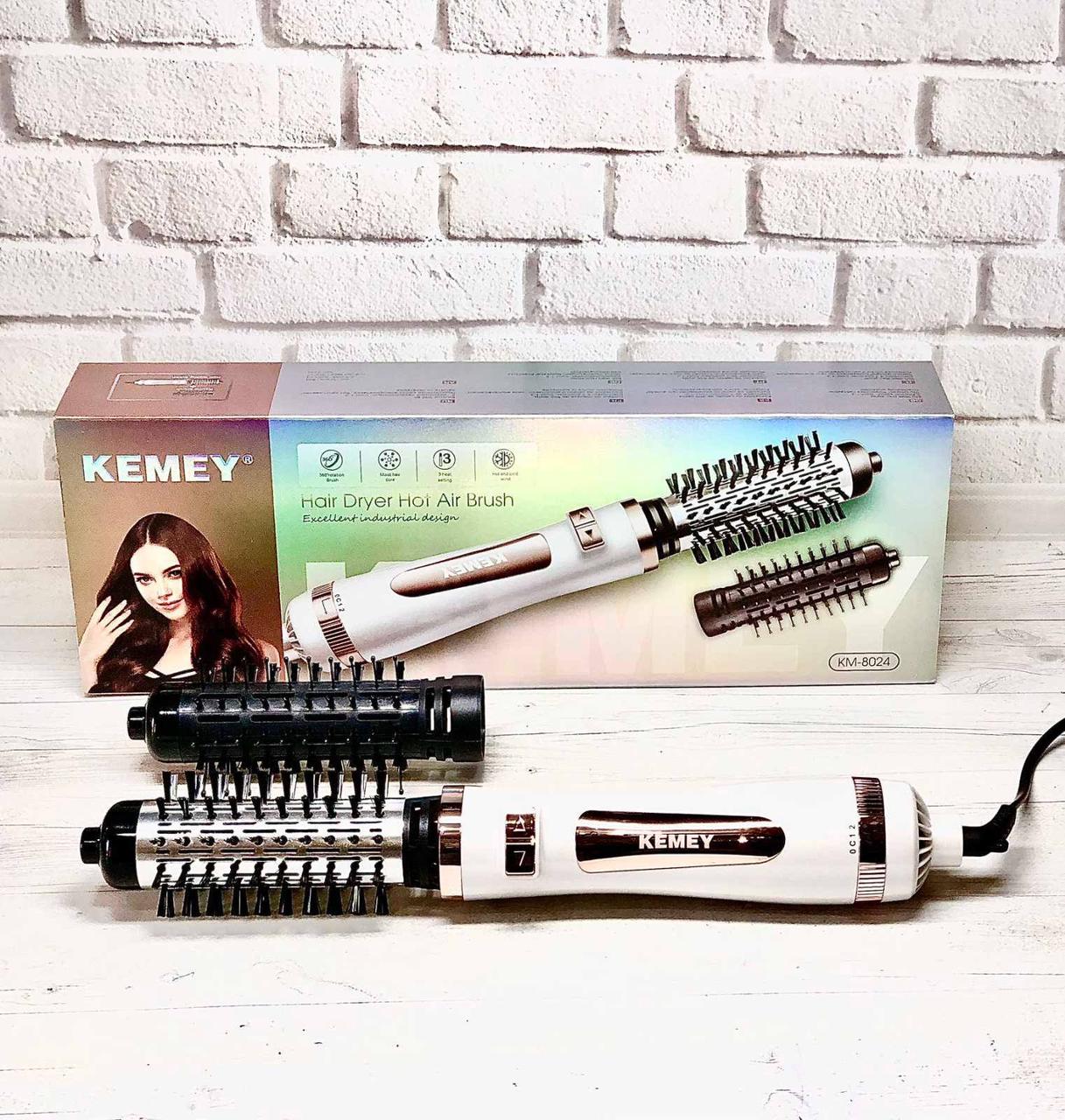 Фен-браш Kemey KM-8024