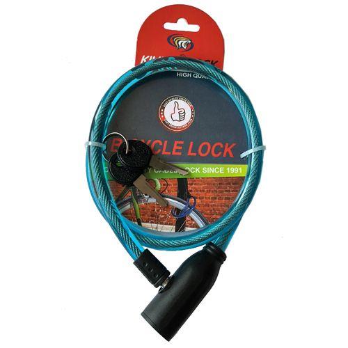 Замок велосипедний KIHUU LOCK 801, 8*65 тросовий, 2 ключі