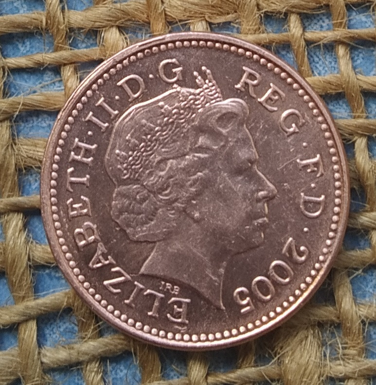 1 пеннi 2005 року. Велика Британiя, фото 1