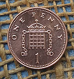 1 пеннi 2005 року. Велика Британiя, фото 2