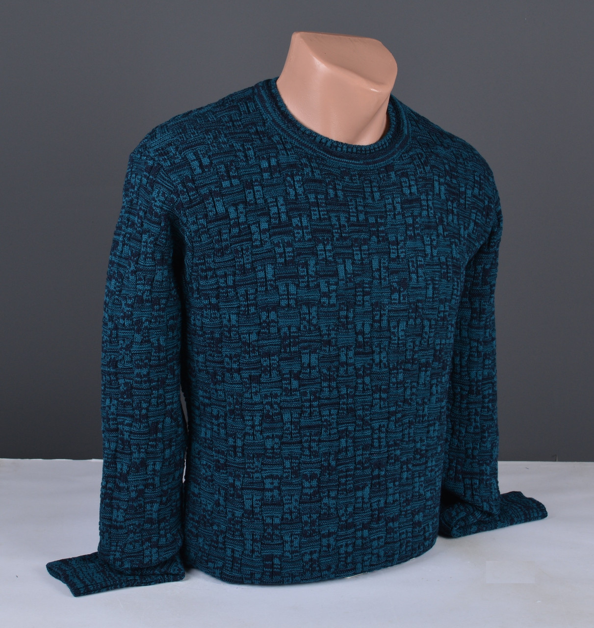 Чоловічий джемпер морська хвиля | Чоловічий светр Туреччина 9350, фото 1