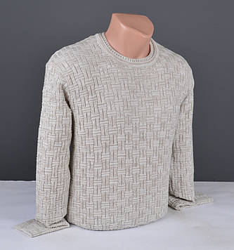 Чоловічий джемпер бежевий | Чоловічий светр Туреччина 9353