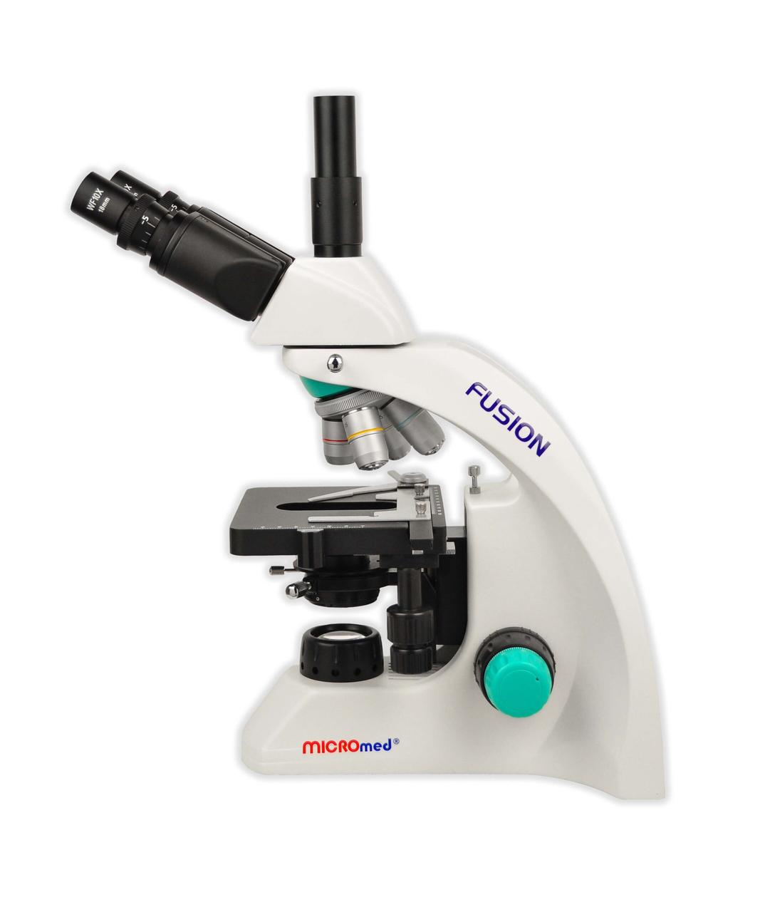 Мікроскоп MICROmed Fusion FS-7630 (планахроматичні об'єктиви, автономне живлення)