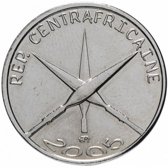 Центральноафриканська Республіка 1500 франків, 2005 Списи №2166, фото 1