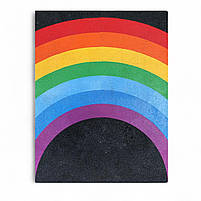 Сучасна картина яскрава веселка 7 кольорів Декор в інтер'єр Друк на полотні 60х46см, фото 2