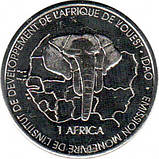 Бенін 1500 франків - 1 африка  2003 рік Африканський буйвіл №2196, фото 2