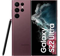 Смартфон Samsung Galaxy S22 Ultra 5G 8/256GB Burgundy 2 SIM 5G 6.8" S Pen 108 Мп 8K NFC 5000 mAh