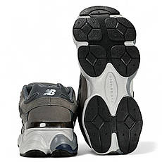 Жіночі стильні кросівки замша і текстиль сірі демісезонні, фото 3