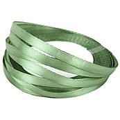 Стрічка атласна 0,7 см Запорошене листя