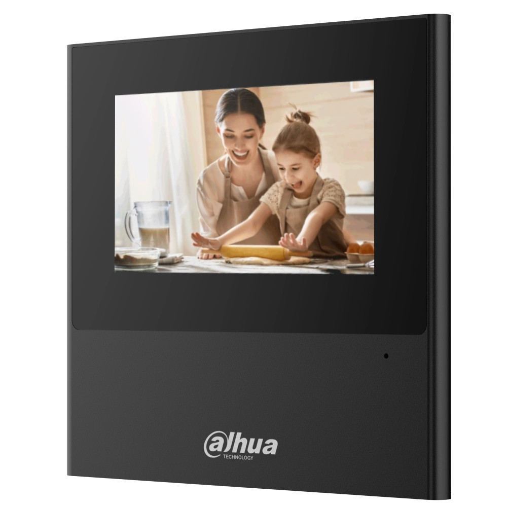 IP-відеодомофон з Wi-Fi 4.3" Dahua DHI-VTH2611L-WP-BE, фото 1