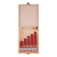 Набір фрез пазових прямих, 5 шт. INTERTOOL HT-0075, фото 2