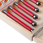 Набір фрез крайкових прямих, 5 шт. INTERTOOL HT-0076, фото 5