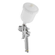 Фарбопульт пневматичний LVMP, професійний, форсунка: 1,4 мм, верхній пластиковий бачок: 600 мл, 2 бар, фото 4