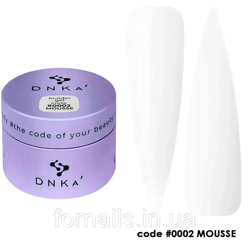 Гель для нарощування DNKa Builder Gel Mousse №0002 30 мл, фото 1