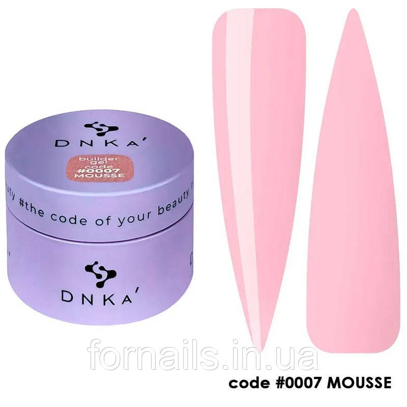 Гель для нарощування DNKa Builder Gel Mousse №0007 30 мл, фото 1