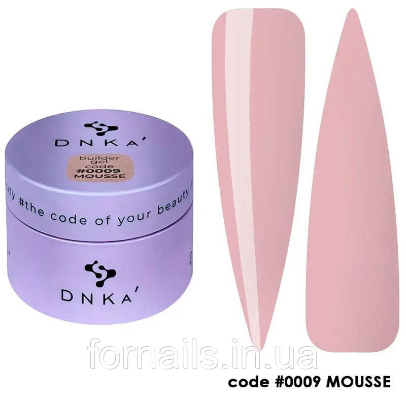 Гель для нарощування DNKa Builder Gel Mousse №0009 30 мл, фото 1