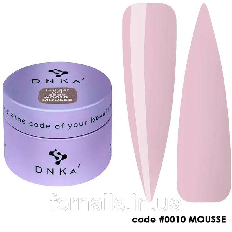 Гель для нарощування DNKa Builder Gel Mousse №0010 30 мл, фото 1