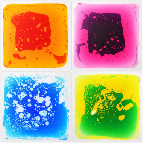 Сенсорні плитки для підлоги Кольорова лава (4 ел, 30*30 см), фото 1