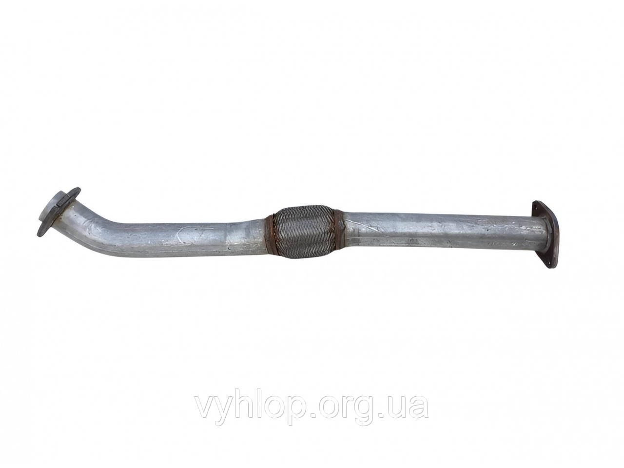 Приймальна труба з гофрою Ніссан Навару (NISSAN NAVARA) 2.5 D 05 - (15.211) Polmostrow алюминизированный