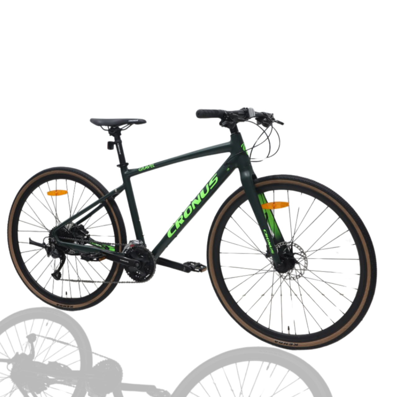 Велосипед Cronus 28" Gravel 2025 Рама-17,5" black-green