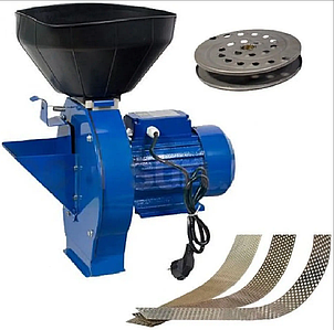 Зернодробарка кормоподрібнювач корморізка МЛИН-ОК МЛИН-1 (зернодробілка, крупорушка, подрібнювач зерна,кормів,овочів та фруктів)