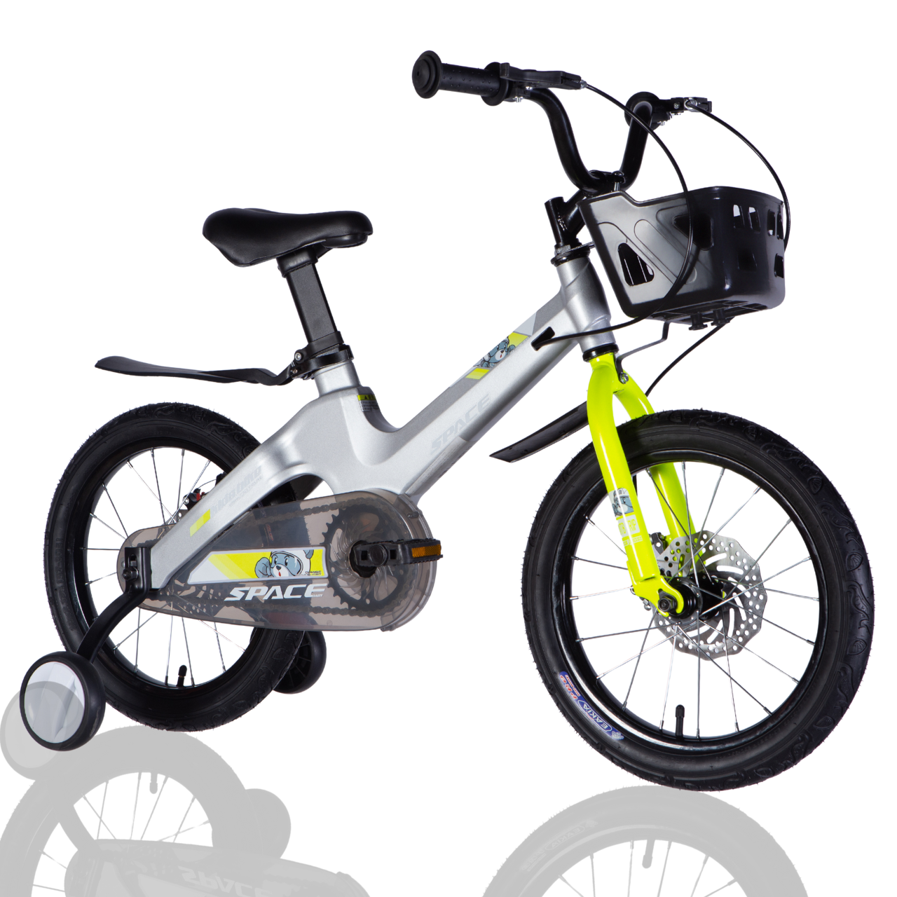 Велосипед MG 16" SPACE KID MOON DD рама-9" сірий 2025