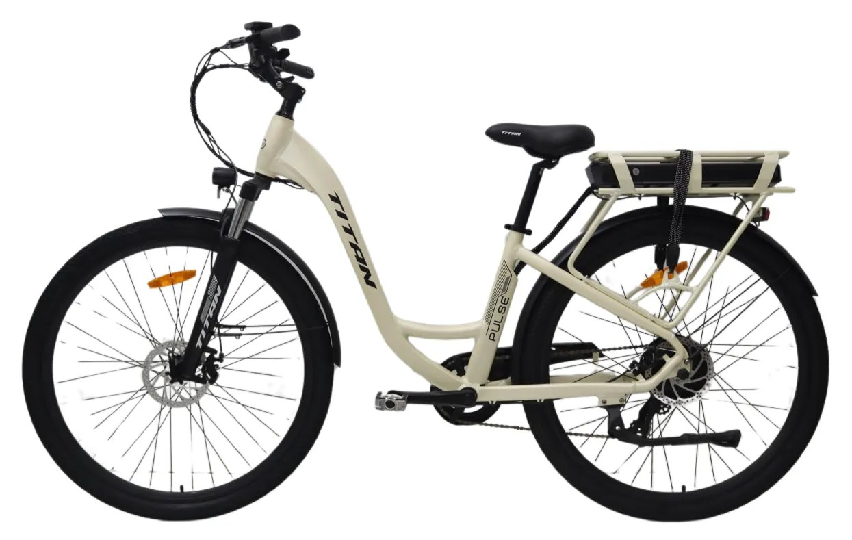 Велосипед с Е-комплектом 29" Voyager 2025 Рама-16" cream