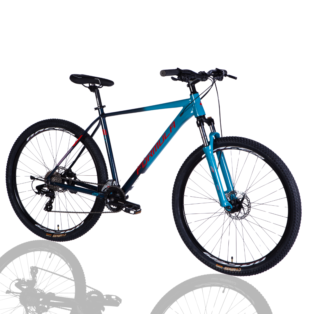 Велосипед AL 29" Formula DRIVE HDD рама-19" синє-бірюзовий 2025