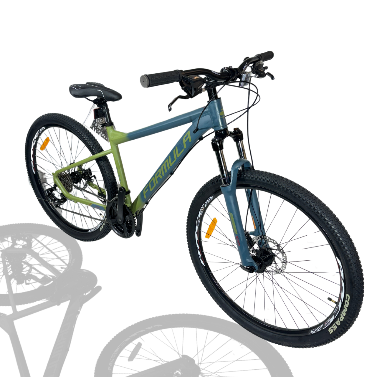 Велосипед AL 27.5" Formula F-1 DD рама-17" сіро-оливковий (м) 2024