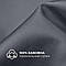 Набір постільної білизни євро IDEIA підковдра 200х220 см + 2 наволочки 50х70 см преміум сатин бавовна т/сірий, фото 5
