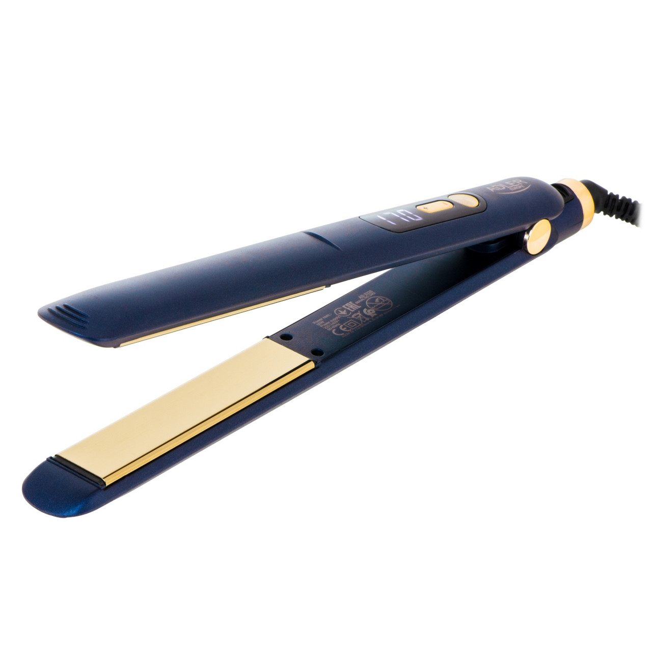 Випрямляч для волосся Adler AD 2328 50 Вт титанова пластина 5 температур Синій