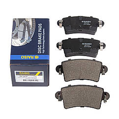 Колодки гальмівні задні Raiso(Швеція) Opel Movano А, Опель Мовано А 97-10