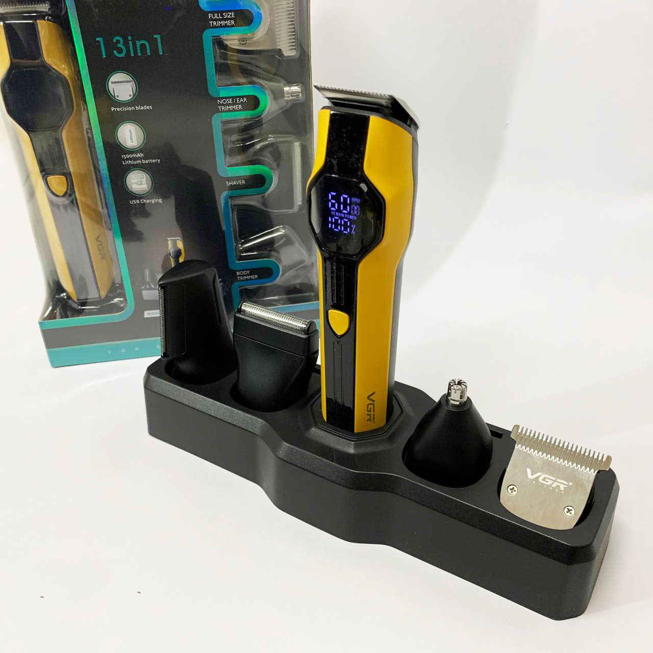 Машинка для стрижки волосся з різними насадками, Професійна машинка для стрижки волосся та бороди YG-39