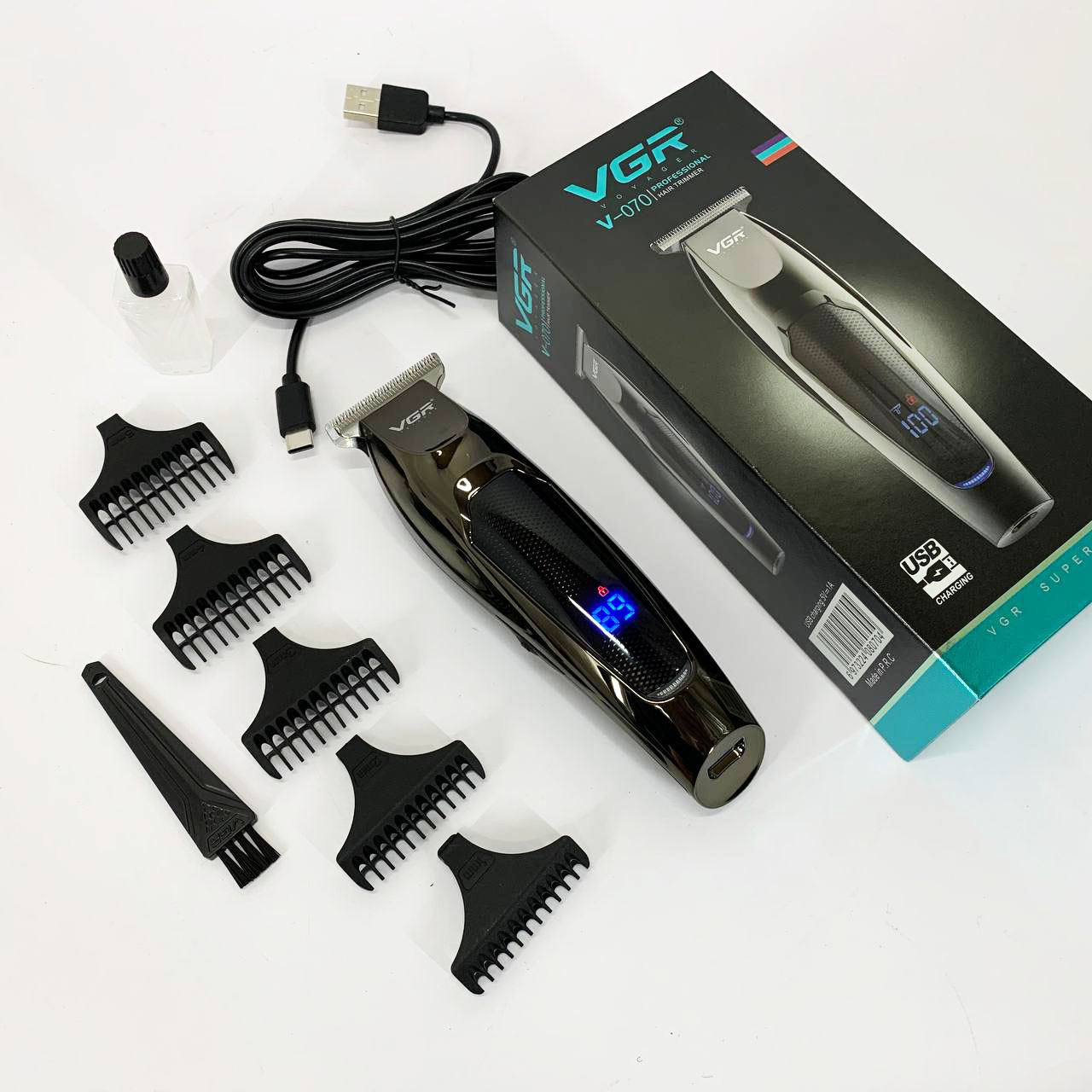 Машинка для стрижки волосся бездротова VGR V-070, Бездротова машинка для стрижки волосся SE-89