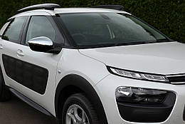 Накладки на дзеркала Carmos для Citroen Cactus Нержавіюча сталь (2 шт)