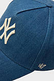 Кепка MVP 47 Brand NEW YORK YANKEES DENIM DT синій Унісекс One Size, фото 4