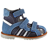 Сандалії ортопедичні для хлопчика 06-147 р-р. 21-30 17x24 см — розмір 22 25, фото 4