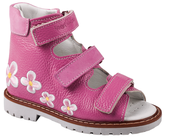 Сандалії ортопедичні на дівчинку 06-126 р-р. 21-30 17x24 см — розмір 21, фото 1