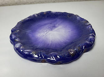 Підставка під чашку, тарілку або прикрас із епоксидної смоли 15 см