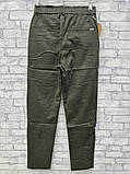 Чоловічі штани МОМ оливкового кольору, фото 3