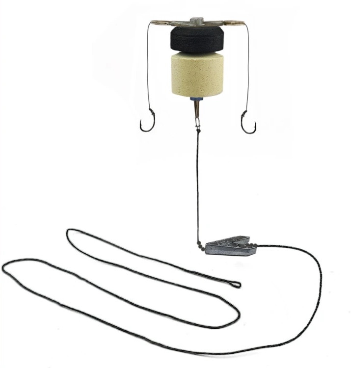 Придонний монтаж для лову товстолоба KRAKEN (на 2 гачки), фото 1